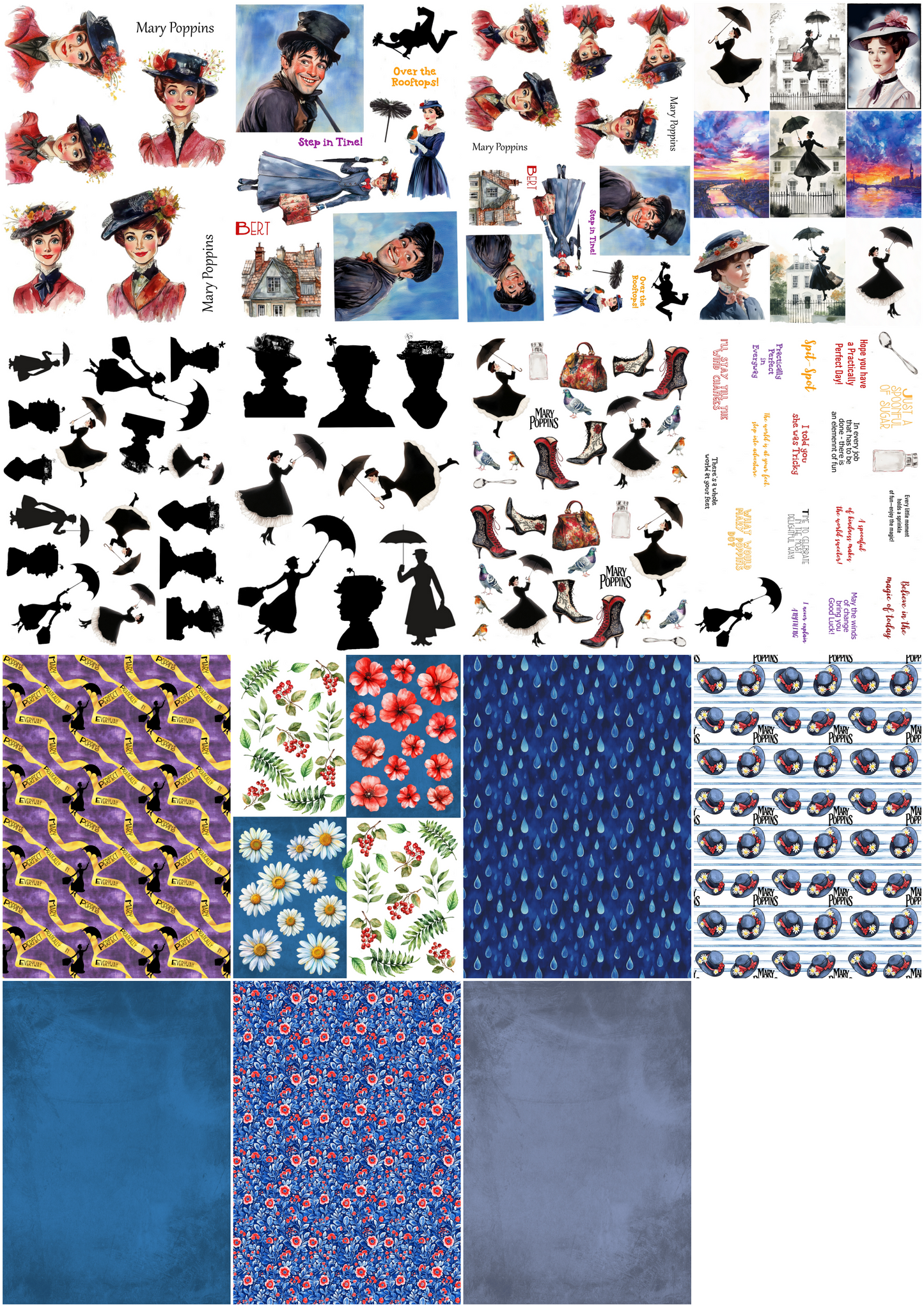 The Practically Perfect Nanny A4 Digital Download