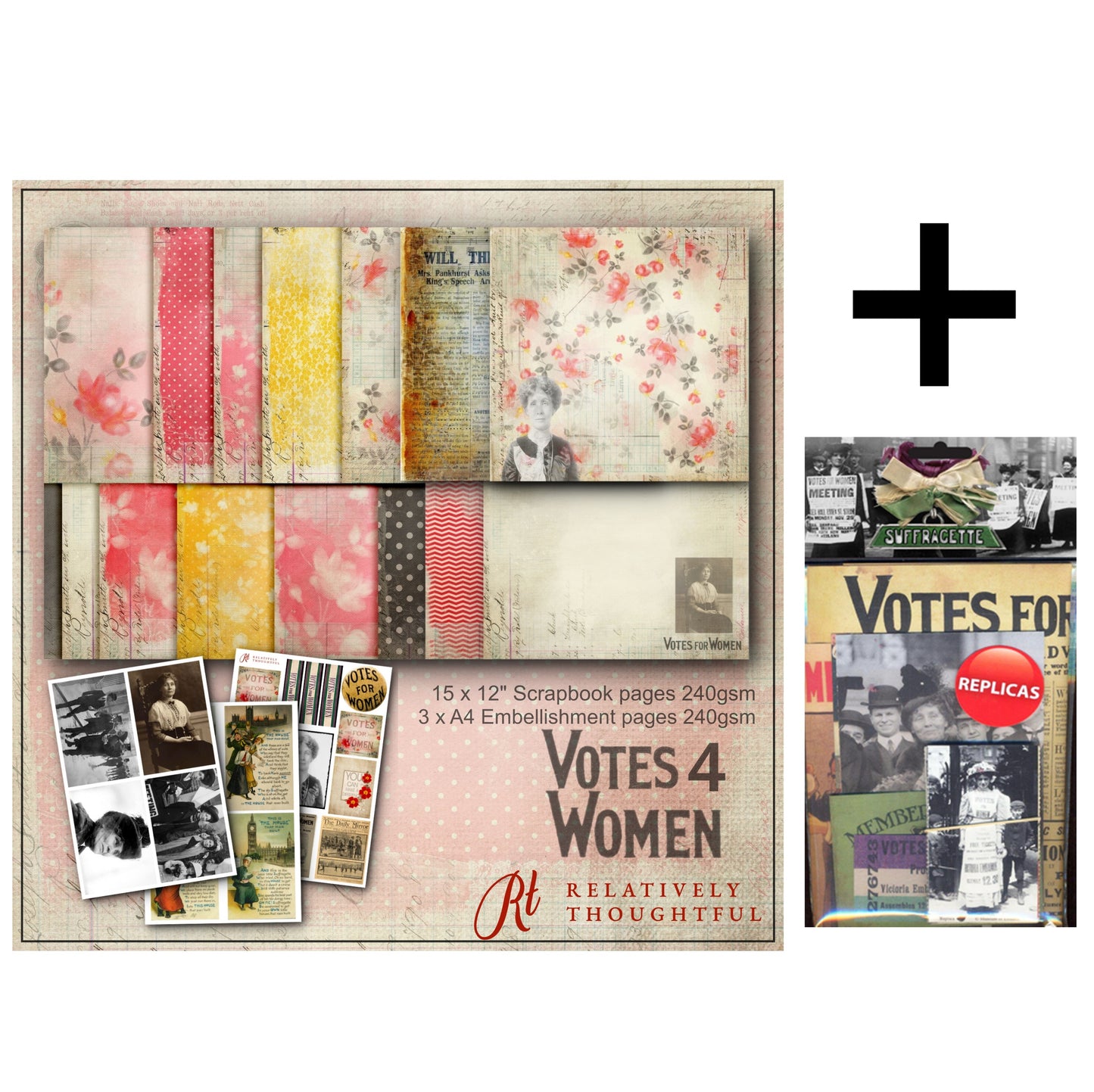 Votes 4 Women Papercraft Collection