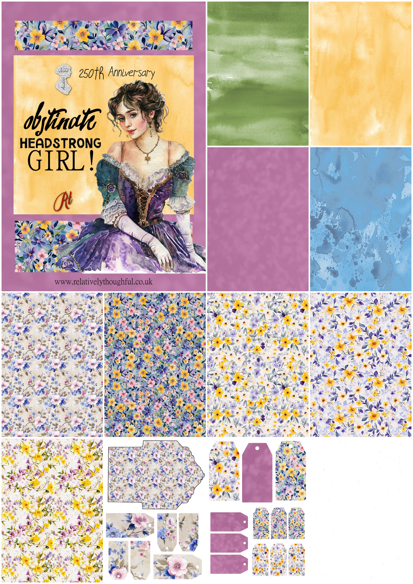 Obstinate, Headstrong Girl A4 Digital Download