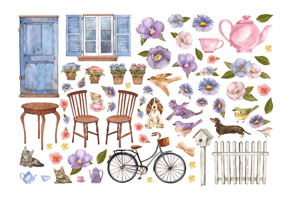 Welcome Home Creating Happiness Ephemera bicycle