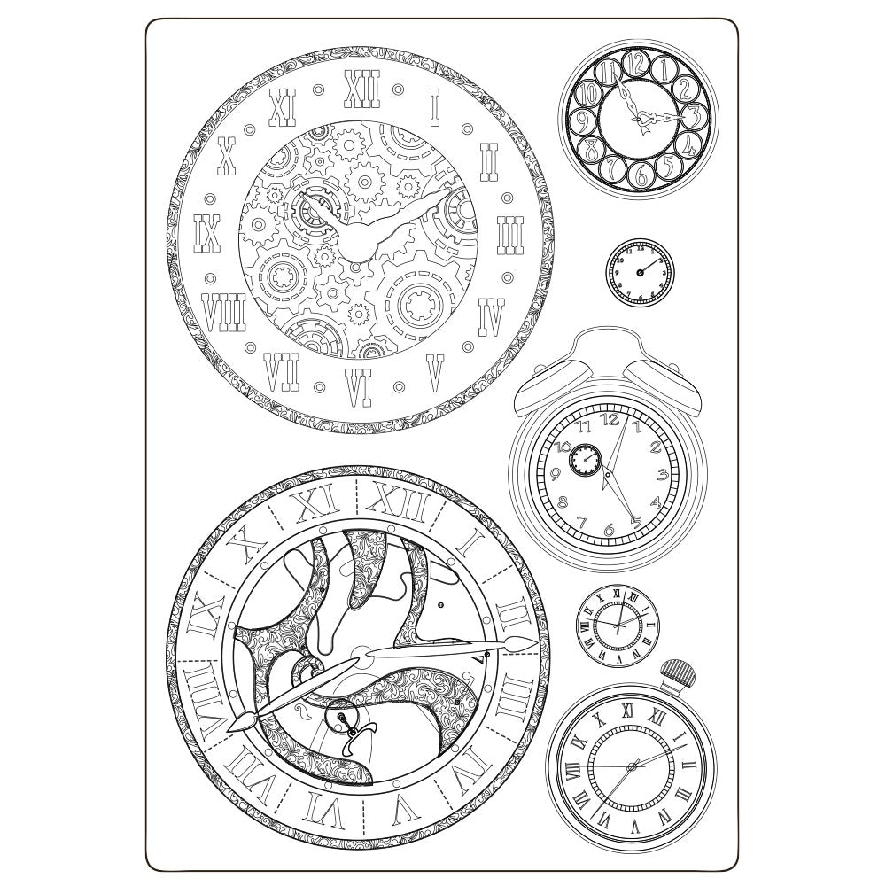 Around the world clocks Silcon Mold A6