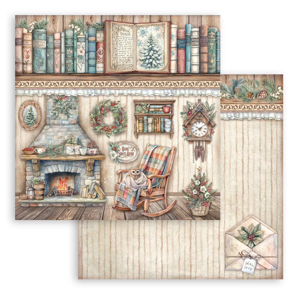 The Owl's House Scrapbooking Pad 10 sheets 8 X 8