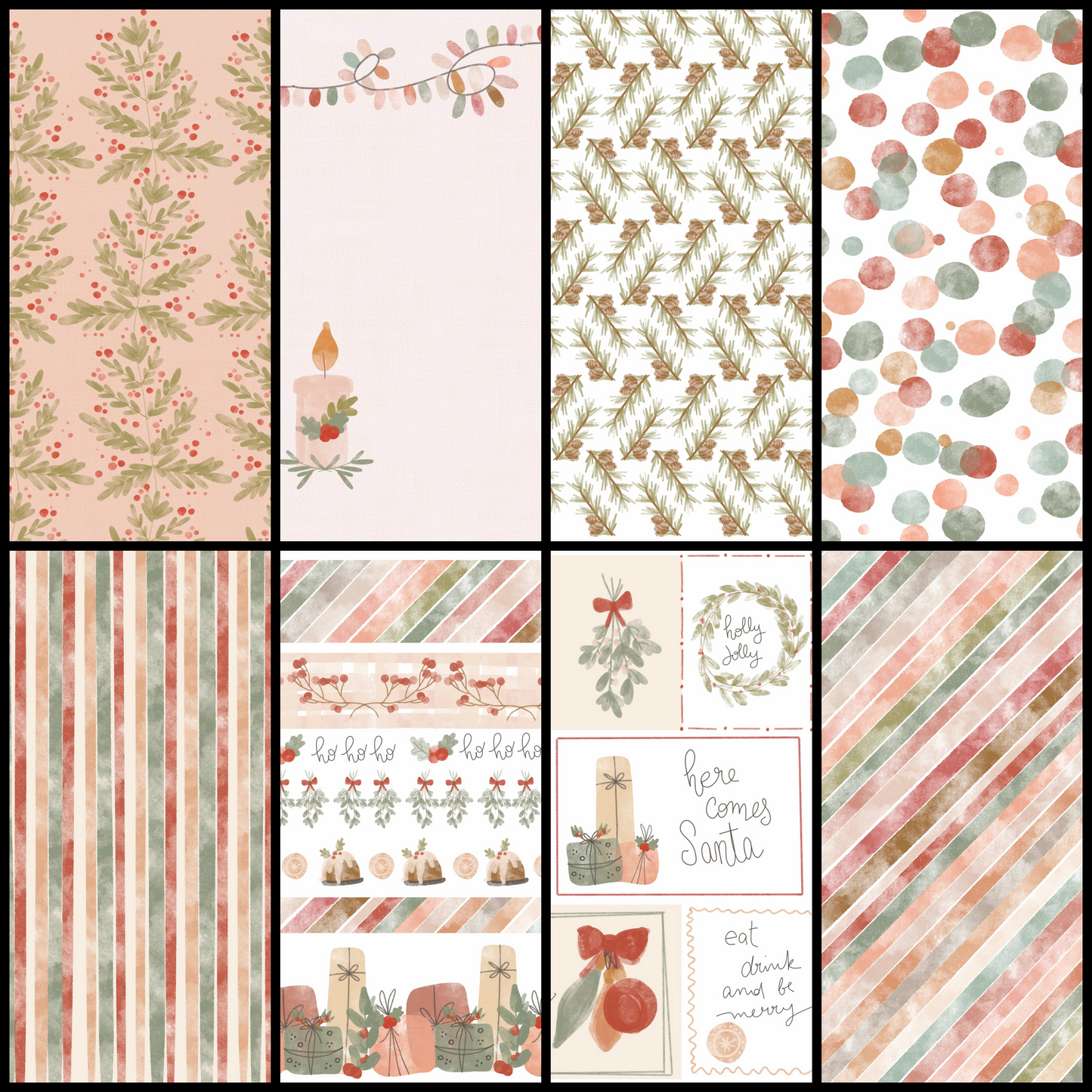 Here Comes Santa - Scrapbook Colllection