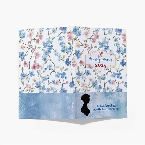 Jane Austen Weekly Planner bound notebook