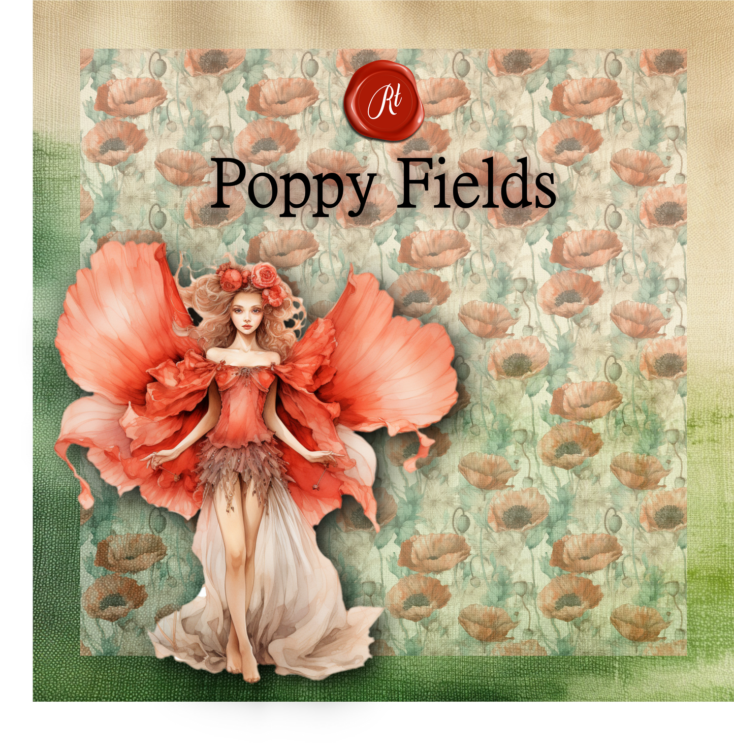 Poppy Fields Digital Download (with Postcard Set)