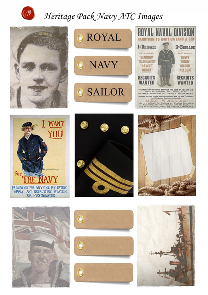 The Royal Navy Heritage collection A4 - Digital Download