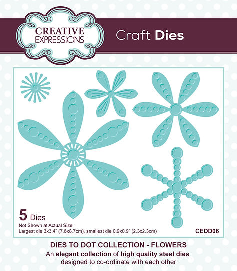 Flowers Die Set - Dies To Dot Collection By Creative Expressions