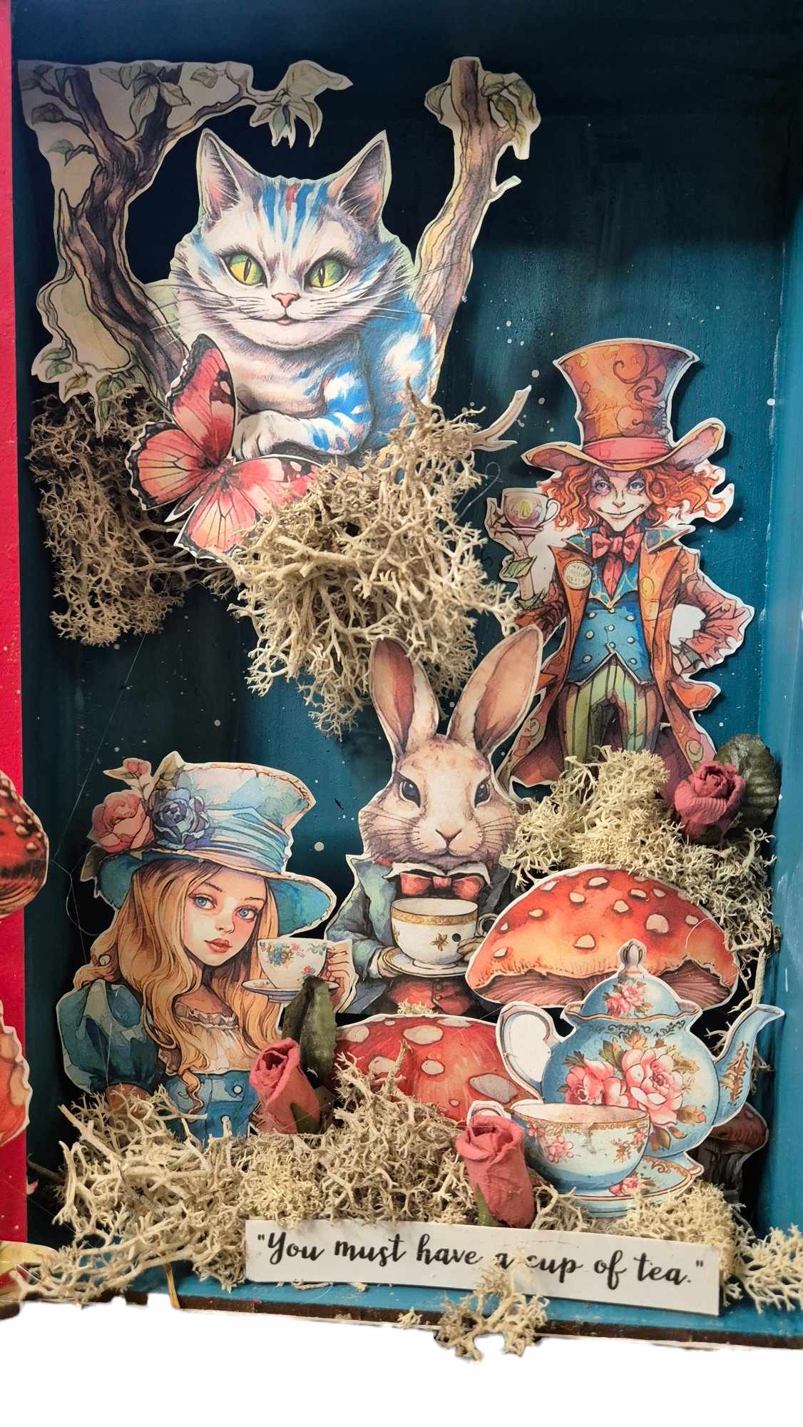 Alice's Tea Party - A4 Cutting Pages