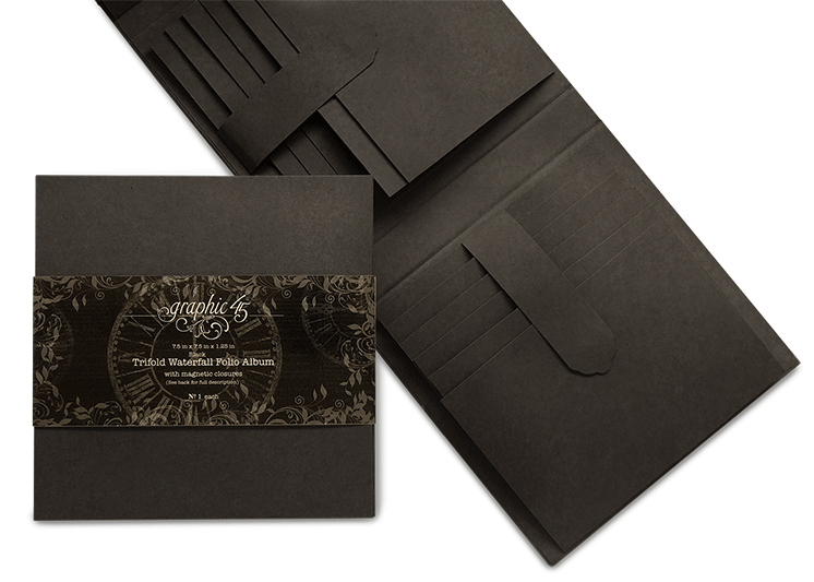 Trifold Waterfall Folio Album – Black