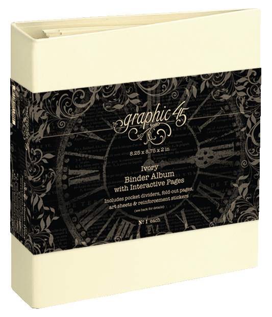 Binder Album with Interactive Pages – white