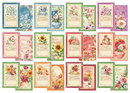 Season to Celebrate Calendar Ephemera Cards