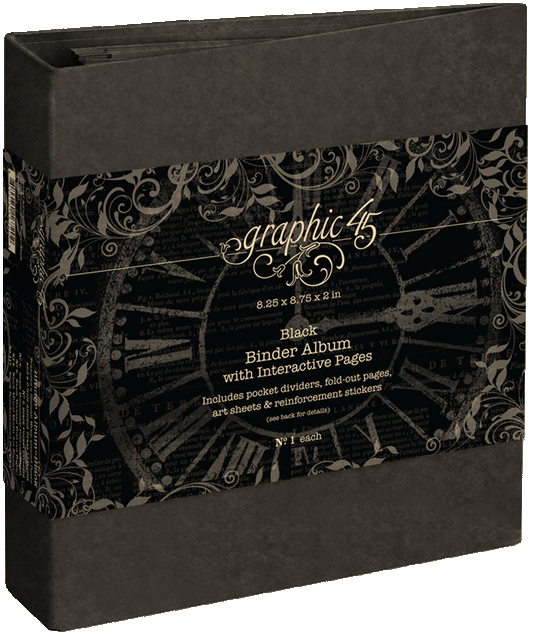 Binder Album with Interactive Pages – Black