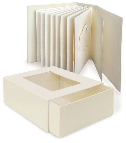 ATC Album with Matchbook Box — Ivory
