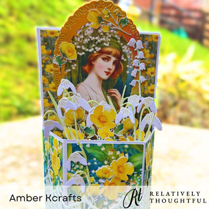 Walter Crane In The Garden A4