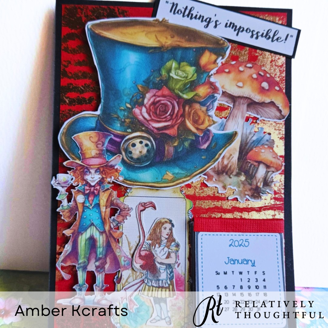 Alice's Tea Party - A4 Cutting Pages