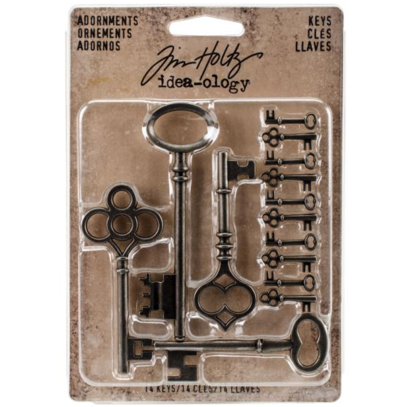 Idea-Ology Metal Adornments 14/Pkg - KEYS