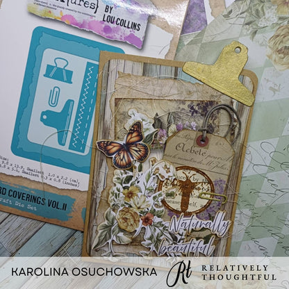 TEXT{ures} Clipboard Coverings Vol.II Craft Die Set