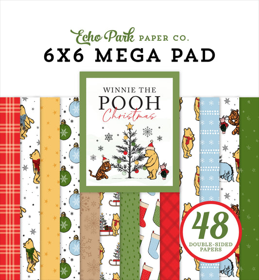 Winnie The Pooh Christmas 6 x 6 Mega Pad