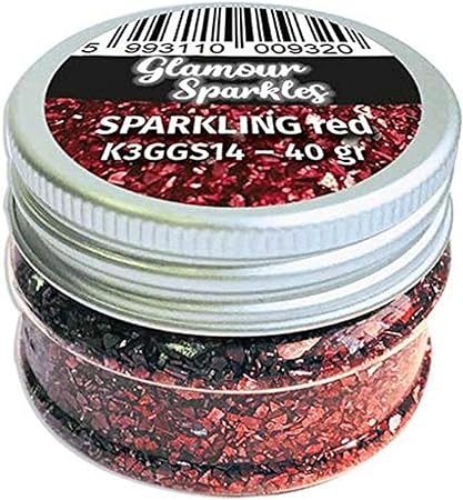 Sparkling Red - Sparkles gr 40