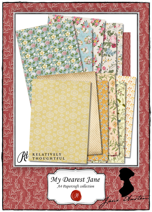 My Dearest Jane A4 Pattern Collection - Digital Download