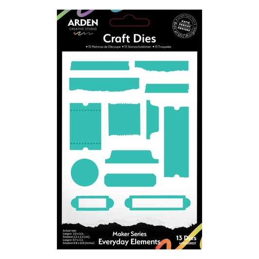 Arden Creative Studio Maker Series Everyday Elements Craft Die Set