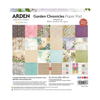 Arden Creative Studio Garden Chronicles 12in x 12in Paper Pad