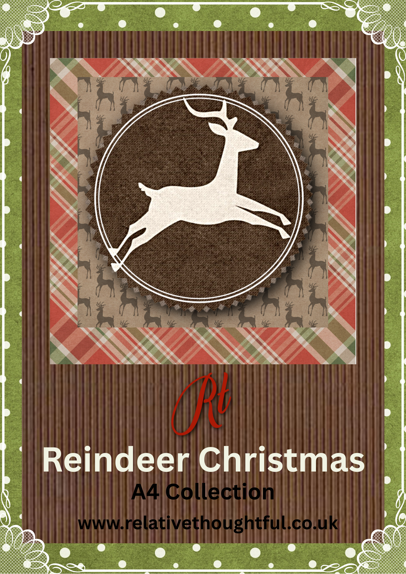 Reindeer Christmas Digital Download