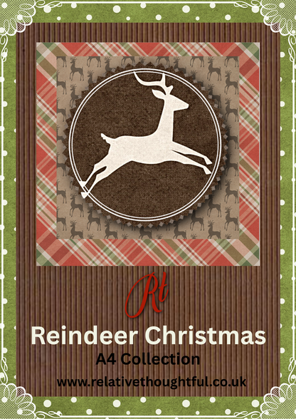 Reindeer Christmas Digital Download