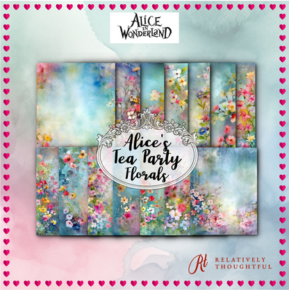 Alice's Tea Party "FLORALS" - Digital Download