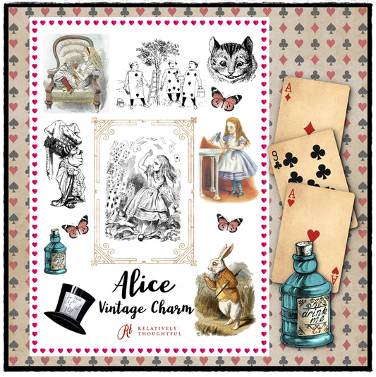 Alice Vintage Charms - Digital Download