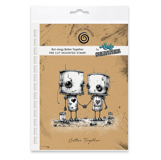 Bot-ology Better Together Pre Cut Rubber Stamp Set by Andy Skinner