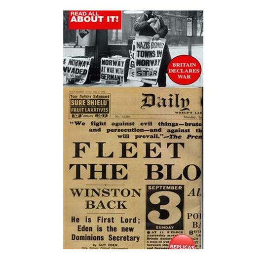 Britain Declares War Newspaper