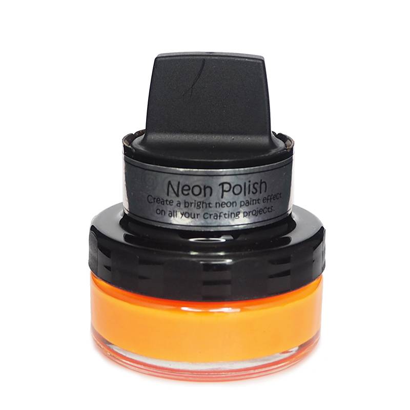 Cosmic Shimmer Neon Polish Lava Orange 50ml