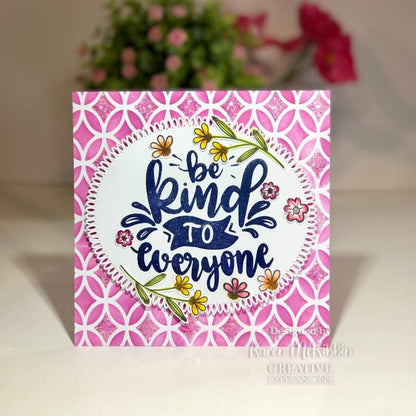 Designer Boutique Be Kind 4 in x 6 in Stamp Set