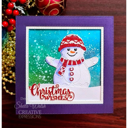 Paper Cuts Festive Snowman Craft Die