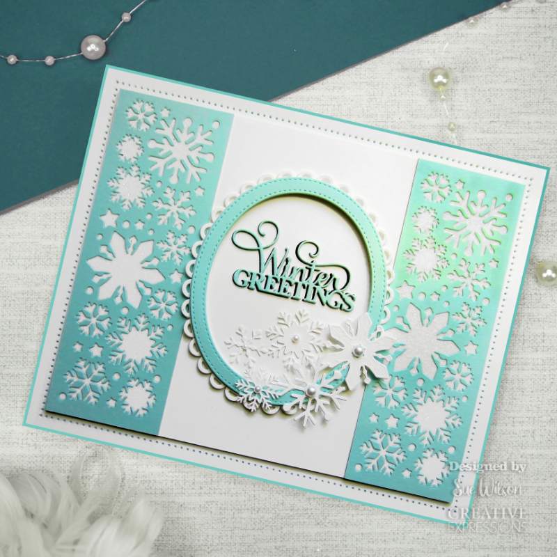 Sue Wilson Festive Mini Expressions Winter Greetings Craft Die