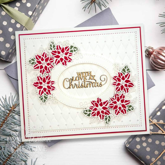 Sue Wilson Festive With Love At Christmas Craft Die