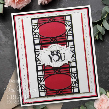 Sue Wilson Art Deco Collection Grand Labels Craft Die