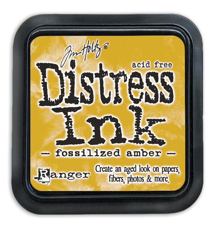 Distress Ink Fozzilised Amber