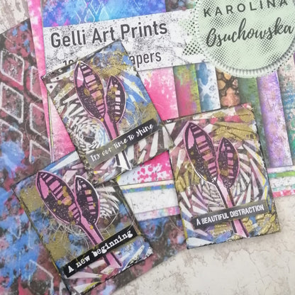 Gelli Art Prints Digital Download