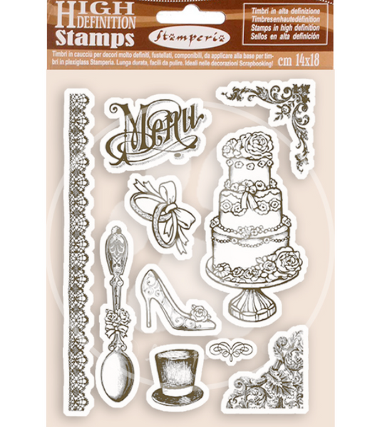 Wedding HD Natural Rubber Stamp