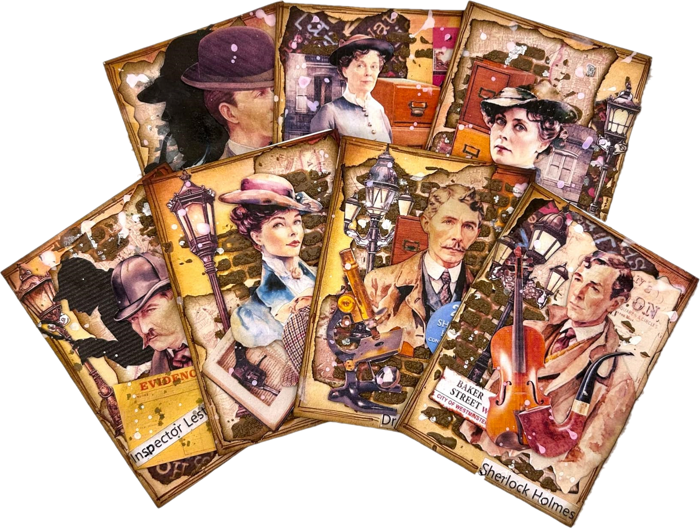 Sherlock Holmes 4 x 6 Postcards - Digital Download