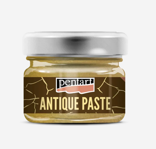 Jar of Pentart Antique Paste with a white background