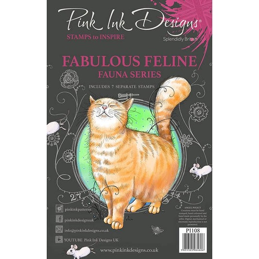 Fabulous Feline Craft Stamp