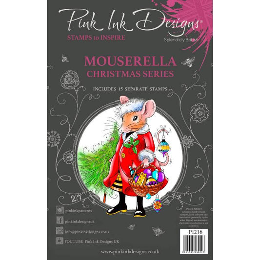 Mouserella 6 in x 8 in Clear Stamp Set