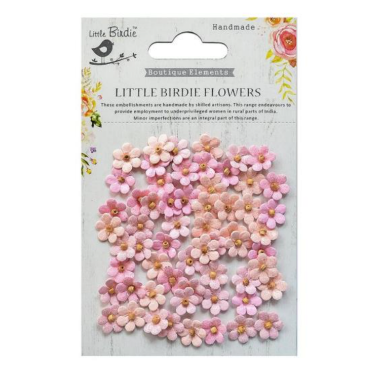 Beaded Blooms Pearl Pink 50 pc