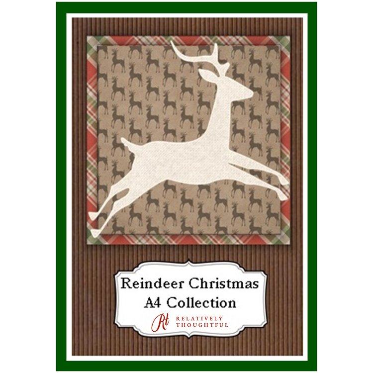 Reindeer Christmas Papercraft Collection