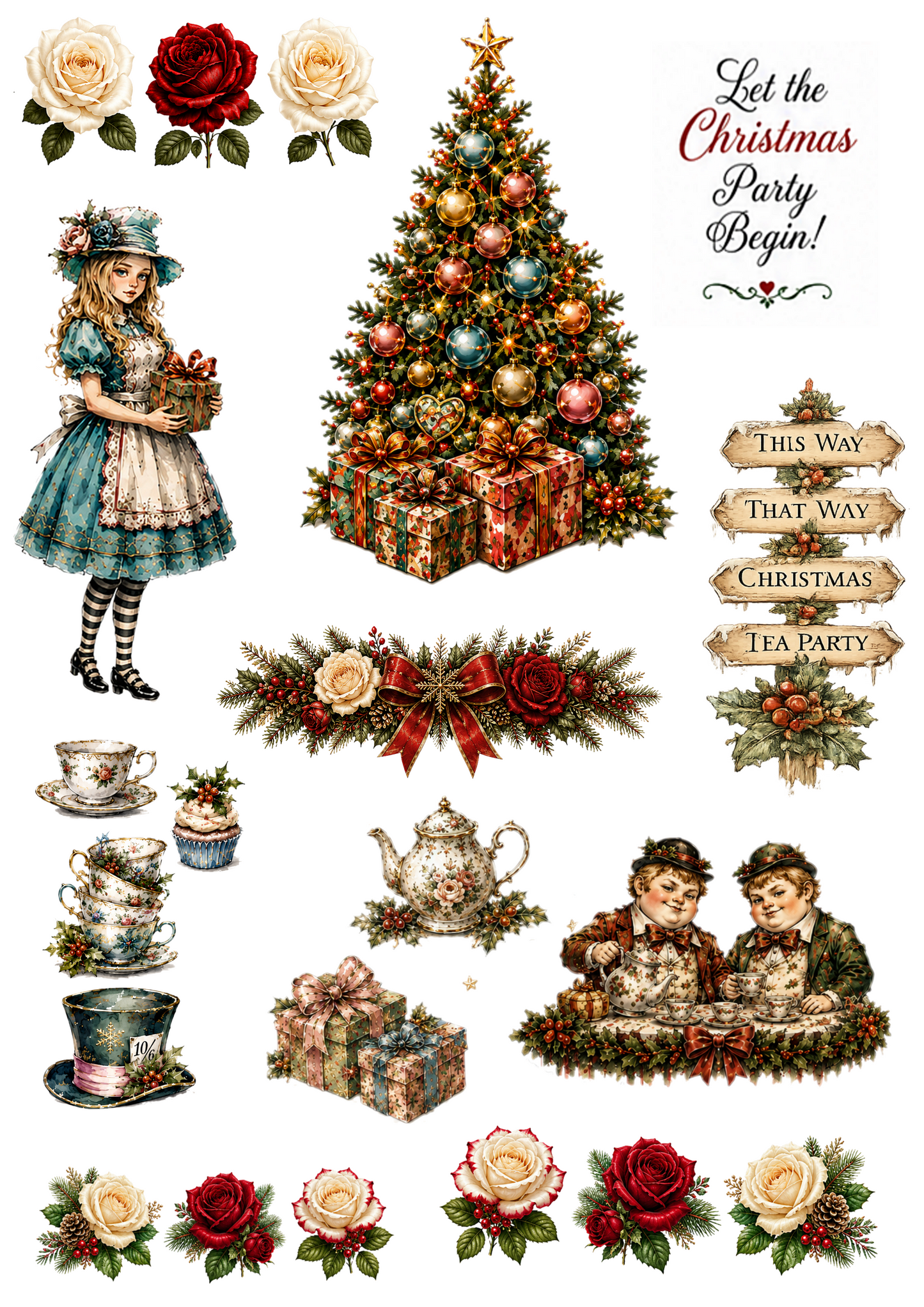 RT Craft Challenge - The Christmas Tea Party July 2026