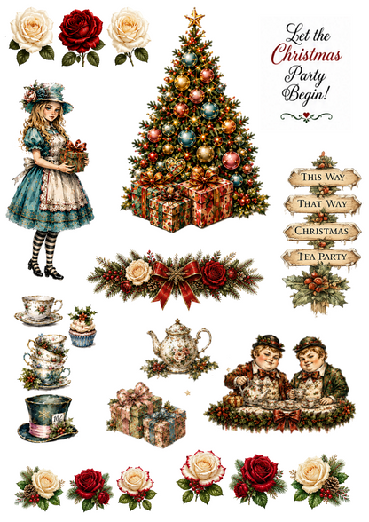 RT Craft Challenge - The Christmas Tea Party July 2026