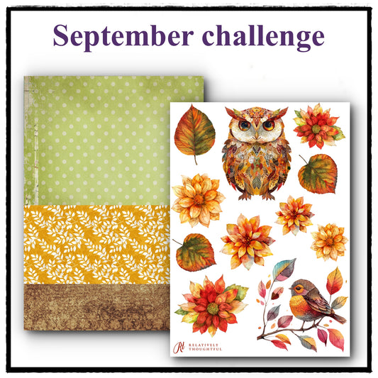 Autumn Glow Craft Challenge 1st - 25th September FREE Download